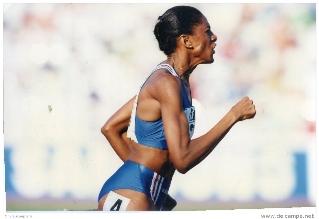 Photo Originale De Presse - ATHLETISME  , Marie-josé  PEREC  Championnats Du Monde à ATHENES  En 1997 - Sports