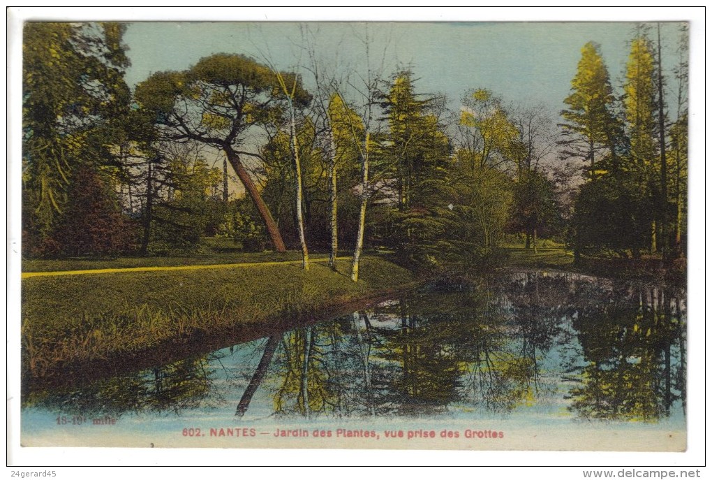 2 CPA (+ 1) NANTES (Loire Atlantique) - Jardin Des Plantes : Vue Prise Des Grottes Et Le Premier Miroir - Nantes