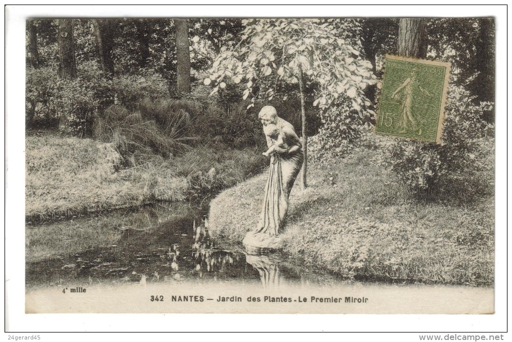 2 CPA (+ 1) NANTES (Loire Atlantique) - Jardin Des Plantes : Vue Prise Des Grottes Et Le Premier Miroir - Nantes
