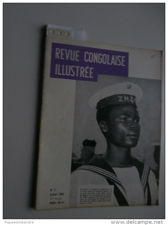 Revue Congolaise Illustrée 7 1959 : Katanga, Kabinda,  Café, Loterie, G Rhodius - Other & Unclassified