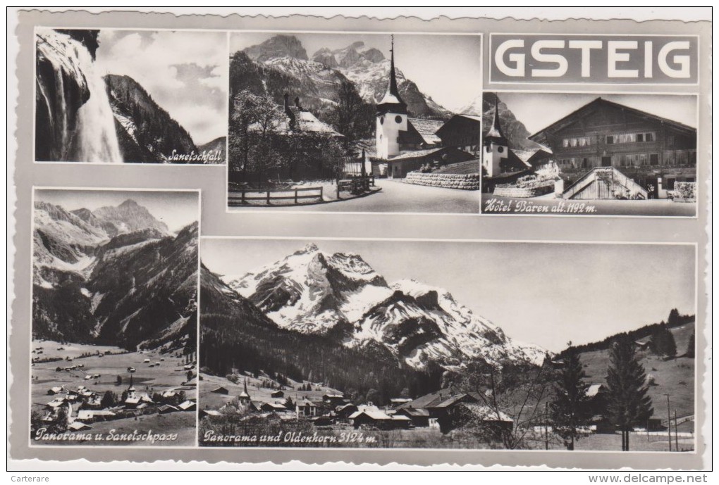 SUISSE,HELVETIA,SWISS,SWI TZERLAND,SCHWEIZ,BERNE,BE RN,GSTEIG,GSTAAD,CHATELET ,SARINE,HAUT SIMMENTAL GESSENAY,COL PILLON - Gessenay