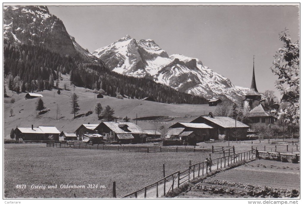 SUISSE,HELVETIA,SWISS,SWI TZERLAND,SCHWEIZ,BERNE,BE RN,GSTEIG,GSTAAD,CHATELET ,SARINE,HAUT SIMMENTAL GESSENAY,OLDENHORN - Gessenay