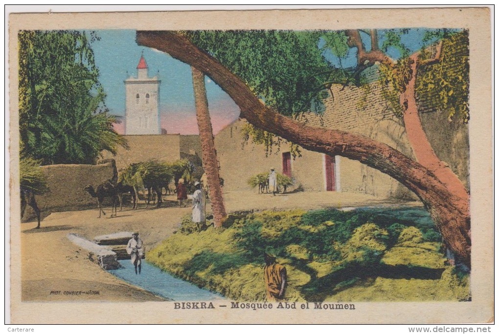 Carte Postale Ancienne,afrique,africa,A LGERIE EN 1920,SIDI-OKBA,BISKRA,OAS IS,MAGHREB,RUE DES PROPHETES,rue Abd El Moum - Biskra