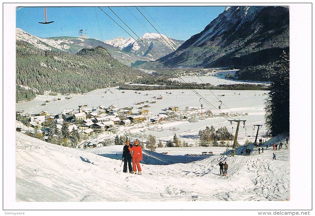21941 ( 2 Scans ) Wintersportpltz Vorderhornbach Lechtal Tirol - Lechtal