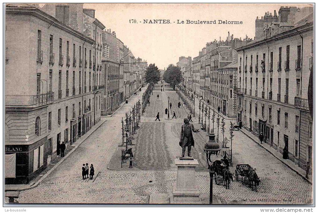 44 NANTES - Le Boulevard Delorme - Nantes