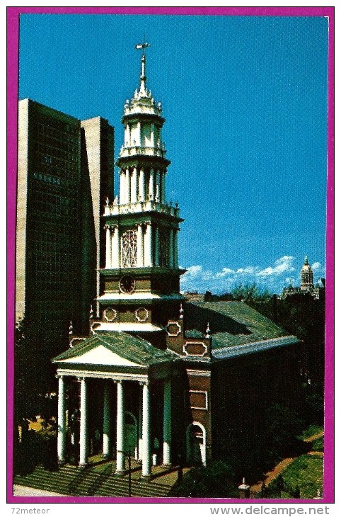 Center Church Hartford CT 1960s Nice Scenic Postcard - Hartford