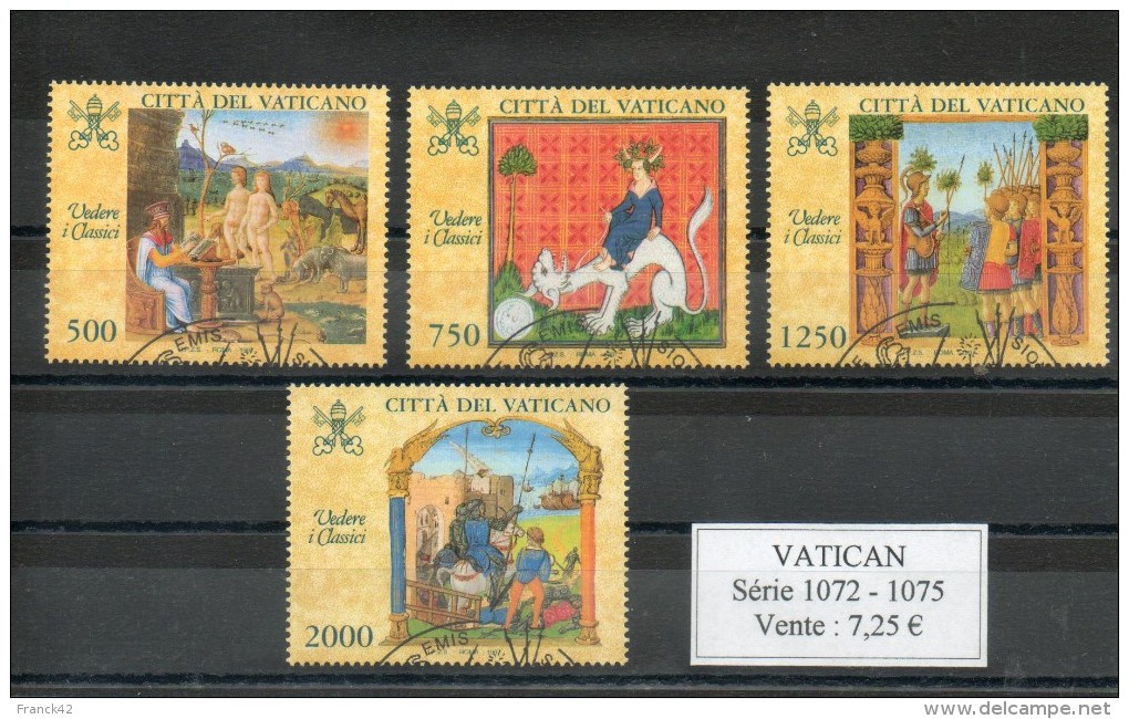 Vatican. Enluminures - Used Stamps