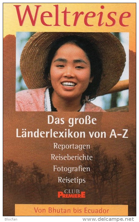 Weltreise Band 2 Länderlexikon A-Z 1997 Antiquarisch 18€ Reise-Informationen Bhutan Birma China Chile Dominica Ecuador - Amérique