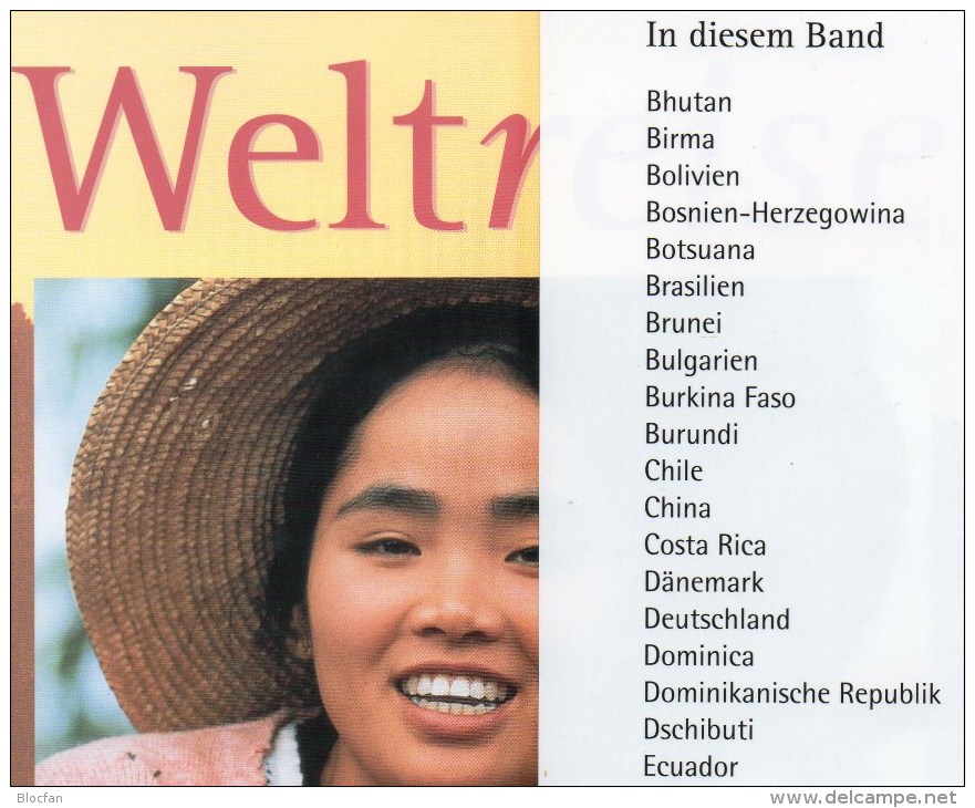 Weltreise Band 2 Länderlexikon A-Z 1997 Antiquarisch 18€ Reise-Informationen Bhutan Birma China Chile Dominica Ecuador - Amérique