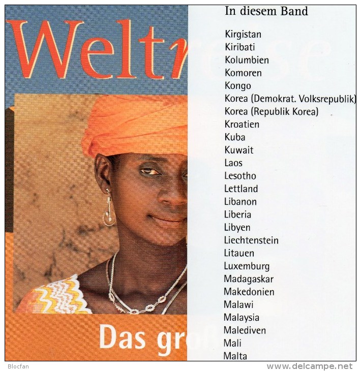 Weltreise Band 5 Länderlexikon A-Z 1997 Antiquarisch 18€ Reise-Information Kirgistan Komoren Kongo Kuba Laos Mali Malta - Kroatië