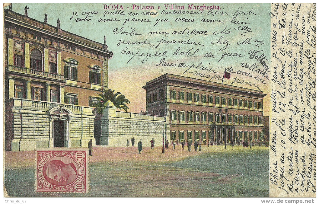 Roma Palazzo E Villino Margherita Cachet Du Grand Hotel De Russie - Altri Monumenti, Edifici