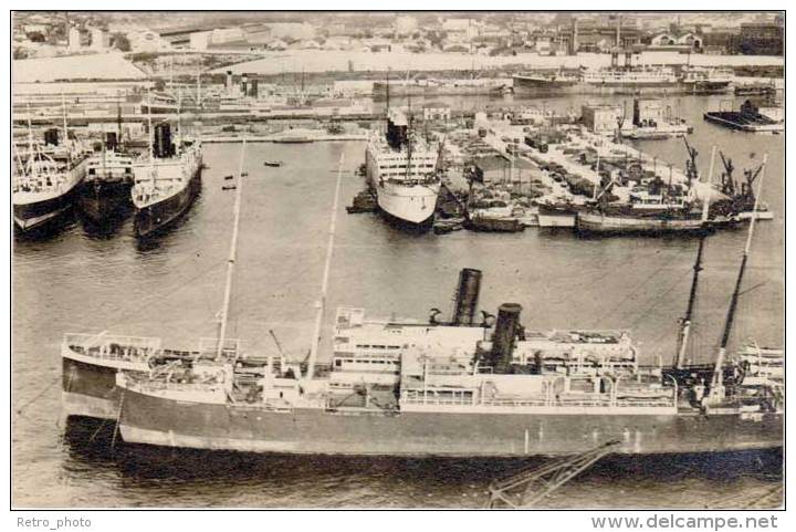 BATEAUX – Carte-Photo, Bateaux Dans Port, à Localiser (BA) - Koopvaardij