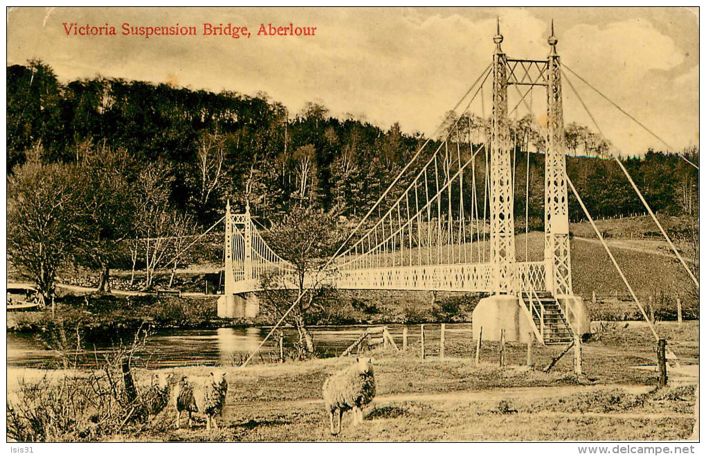 Royaume-Uni - Ecosse - Moray - Victoria Suspension Bridge Aberlour - état - Moray