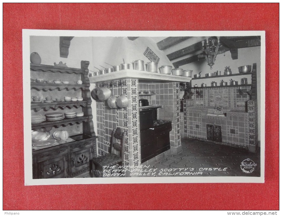 California> Death Valley Kitchen Scotty's Castle   RPPC   Ref 1369 - Death Valley