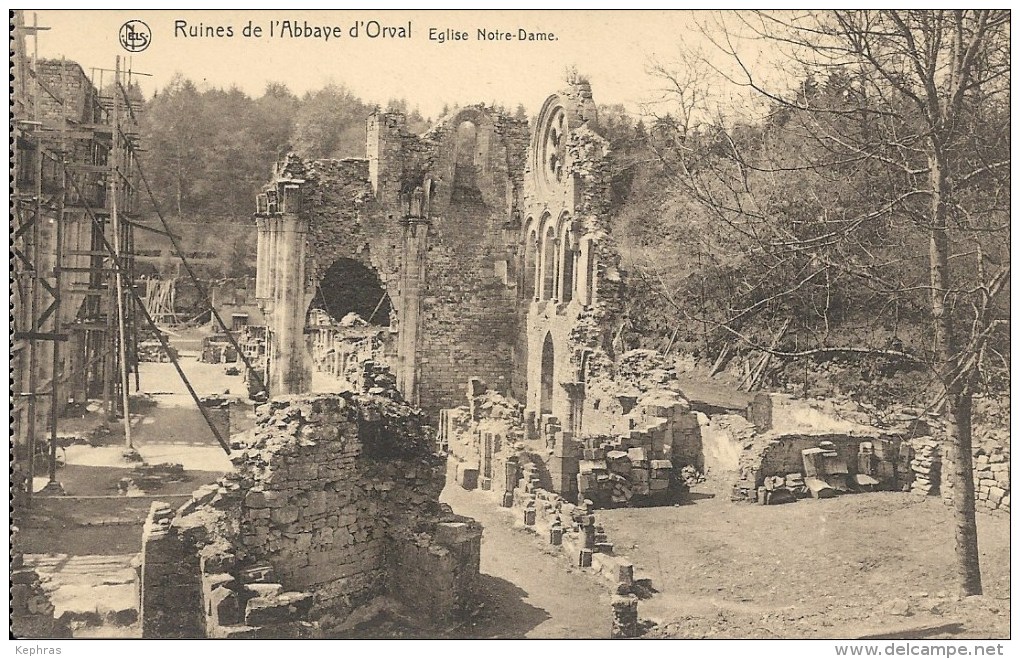 ORVAL : Ruines De L'Abbaye - Eglise Notre-Dame - CPA PEU COURANTE - Florenville