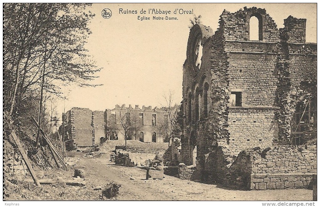 ORVAL : Ruines De L'Abbaye - Eglise Notre-Dame - CPA PEU COURANTE - Florenville
