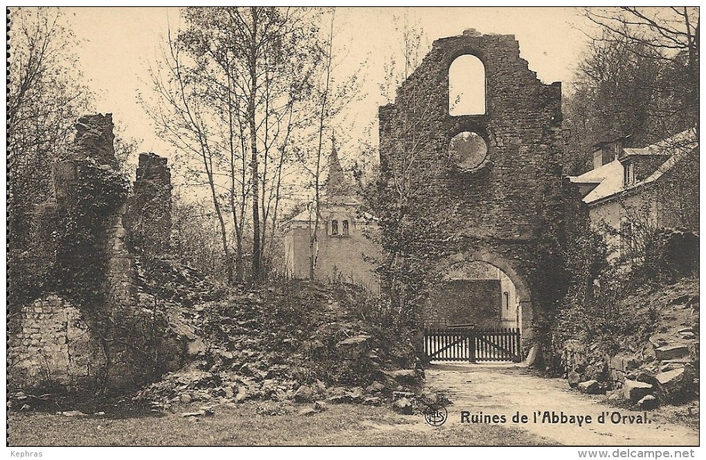 ORVAL : Ruines De L'Abbaye - Eglise Sainte Marguerite - CPA PEU COURANTE - Florenville