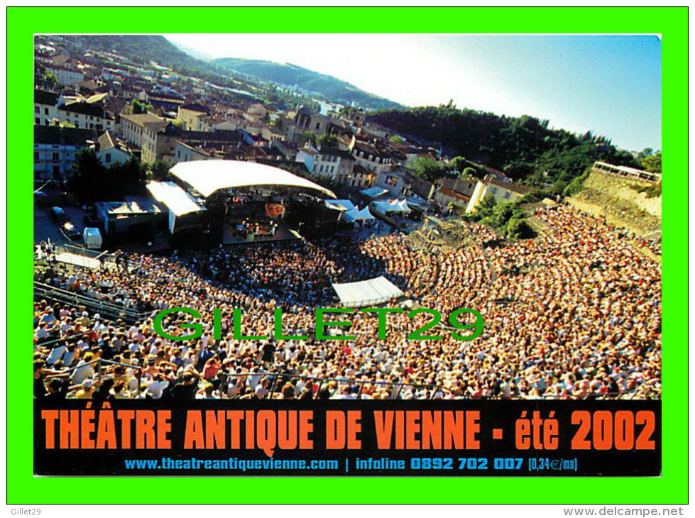 ADVERTISING - PUBLICITÉ - JAZZ À VIENNE -THÉÂTRE ANTIQUE DE VIENNE, 2002 - - Publicité