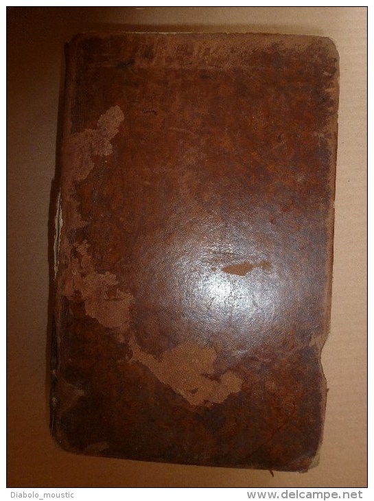 1843  NOUVEAU DICTIONNAIRE DE LA LANGUE FRANCAISE ( Reliure Cuir)  Par M. Noël Et M. Chapsal - Woordenboeken