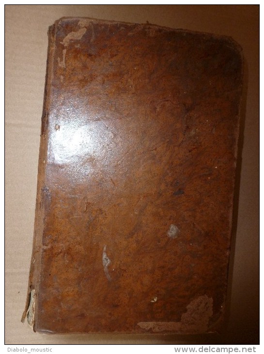 1843  NOUVEAU DICTIONNAIRE DE LA LANGUE FRANCAISE ( reliure cuir)  par M. Noël et M. Chapsal