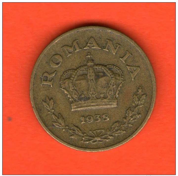 *** 1 Leu 1938 ***  KM 56 -  Rumania / Rumänien / Romania - Rumania