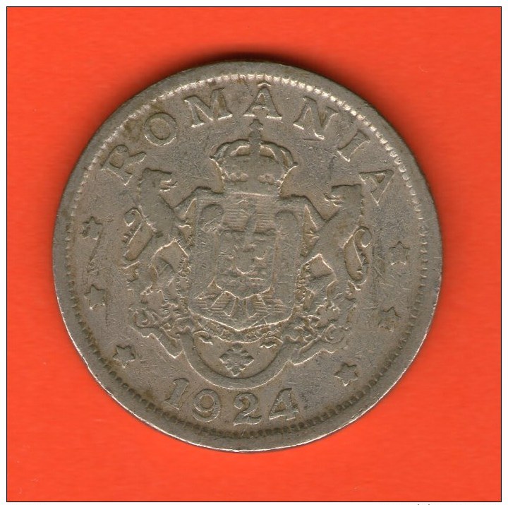 *** 2 Lei 1924 ***  KM 47 -  Rumania / Rumänien / Romania - Rumania