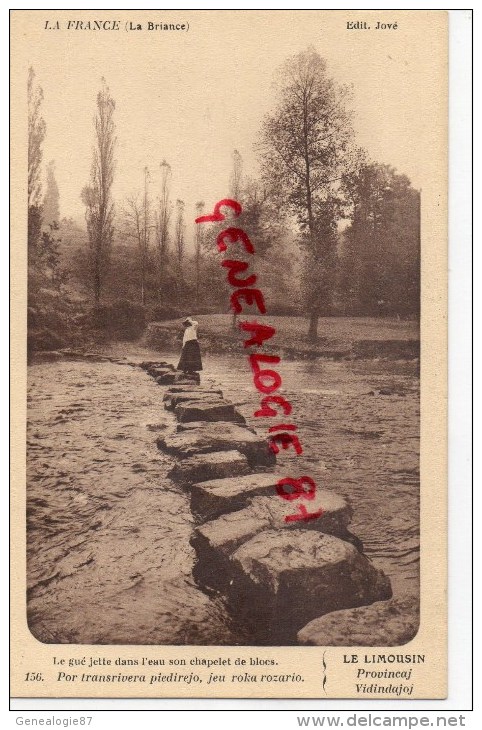 87 - CONDAT SUR VIENNE - LA BRIANCE - LE GUE A CHAMBON -  JOVE - Condat Sur Vienne