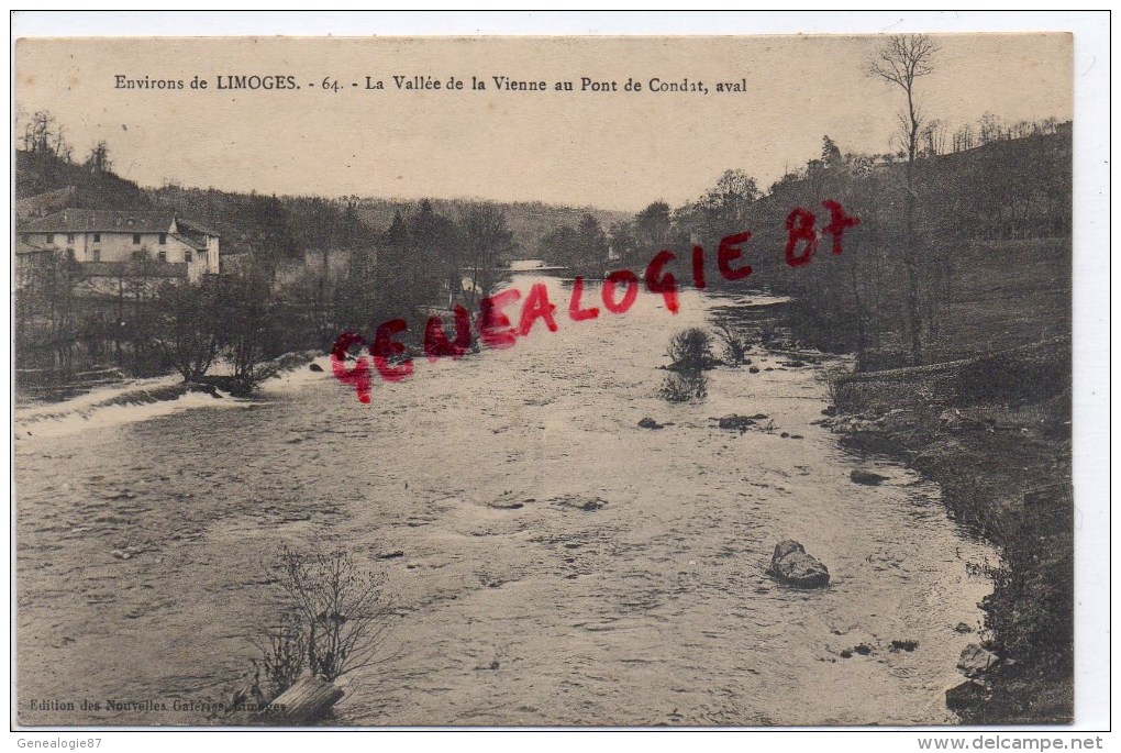 87 - CONDAT SUR VIENNE - LA VALLEE DE LA VIENNE AU PONT DE CONDAT EN AMONT - Condat Sur Vienne