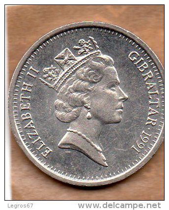 PIECE DE 10 PENCE AA - Gibraltar