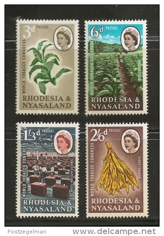 RHODESIA-NYASSALAND, 1963, Mint  Hinged Stamp(s),Tabac Conference, Mich 45-48 , #nr. 481 - Nyasaland (1907-1953)