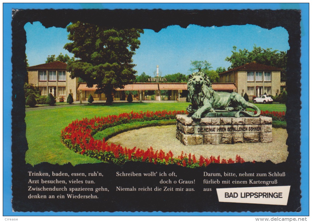 BAD LIPPSPRINGE LION LOW GERMANY - Bad Lippspringe