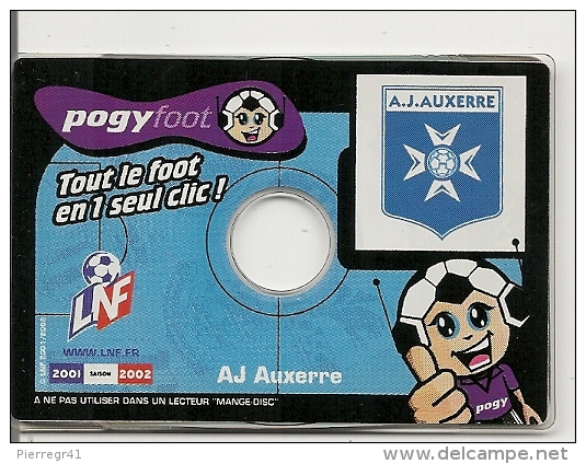 JEU-2001-CD-POGYFOOT-A-J- AUXERRE-TBE - Autres & Non Classés