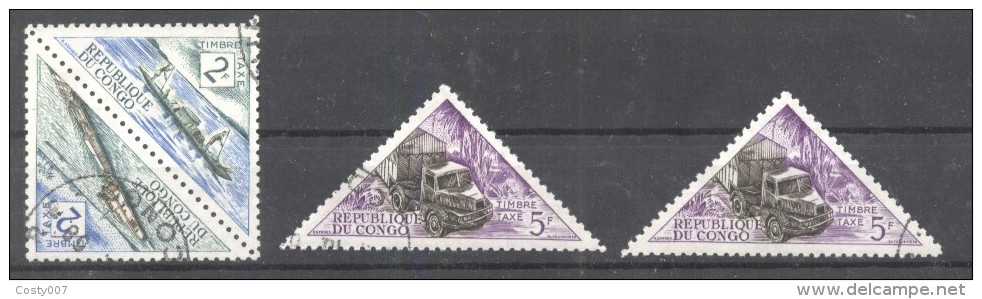 Congo 1961 Transport, Used AE.206 - Oblitérés