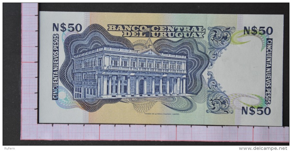 URUGUAY  50  PESOS  1989    -  (Nº07774) - Uruguay