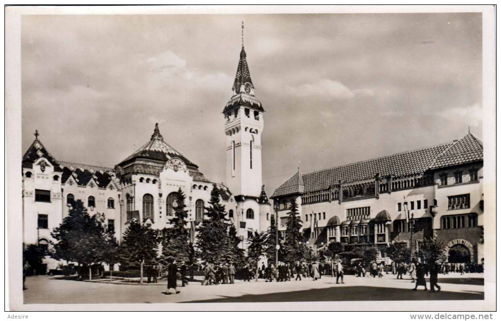 MAROSVASARHELY (Siebenbürgen, Rumänien) - Vàrcshàza ès Közmüvelödèsi Hàz, Fotokarte 1935? - Romania