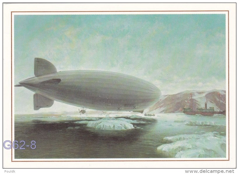 Postcard 500 Jahre Post - Used: Luftschiff LZ127 Graf Zeppelin - Used 1990 (G62-8) - Dirigeables