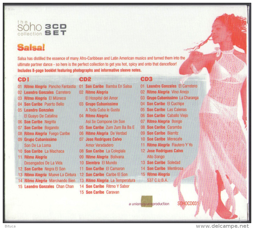 SUPER COMPILATION 3 CD SALSA DELUXE EDITON TRES RARE PORT OFFERT - World Music