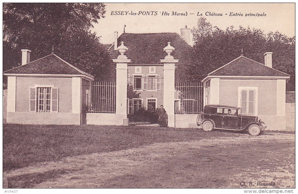 CPA - 52 - ESSEY Les PONTS - Le Château Entrée Principale - Other & Unclassified