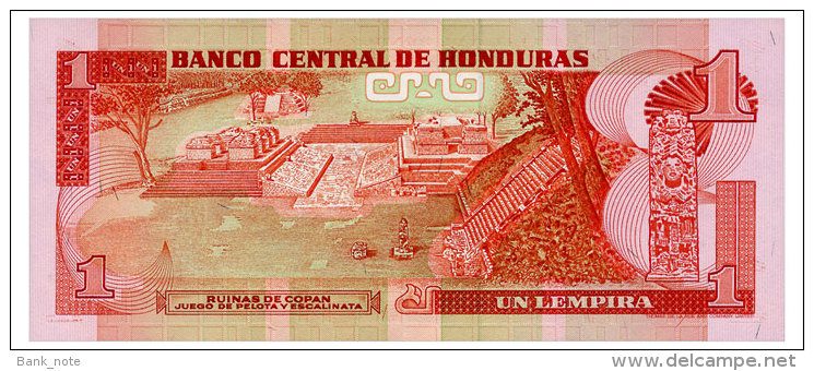 HONDURAS 1 LEMPIRA 1989 Pick 68c Unc - Honduras