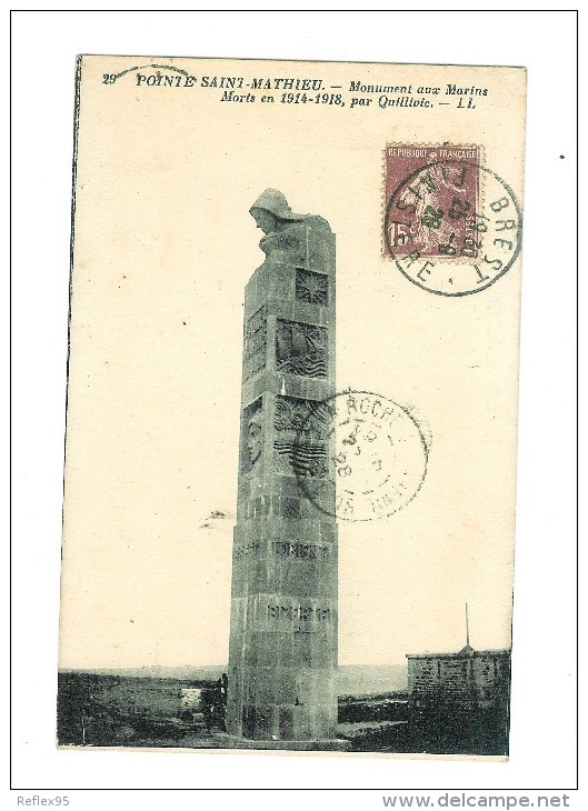 PLOUGONVELIN - Pointe Saint Mathieu - Monuments Aux Marins Morts En 1914-1918 - Plougonvelin