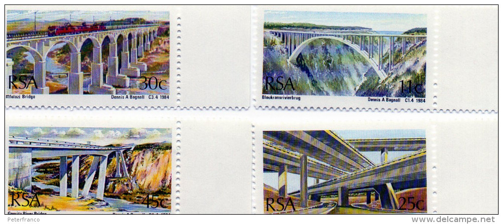 1984 - Sud Africa - Bridges In South Africa - Neufs