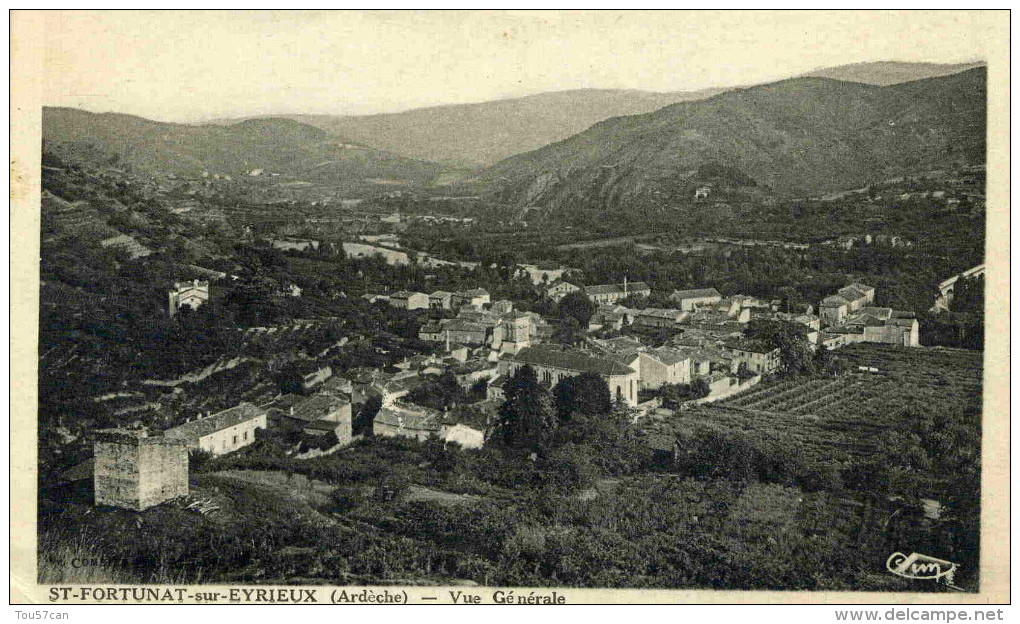 SAINT FORTUNAT SUR EYRIEUX - ARDECHE  (07) -  CPA. - Autres & Non Classés