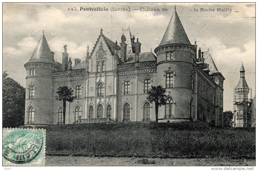 - 72 - POTVALLAIN (Sarthe) - Château De La Roche Mailly. - - Pontvallain