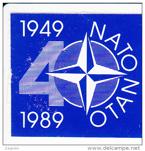 Denemarken Sluitzegel 40 Jaar Nato - Other & Unclassified