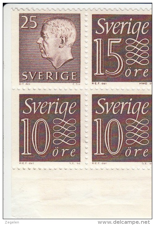 Zweden Michel H-Blatt 28 Cat. 10.00€ ** - 1951-80