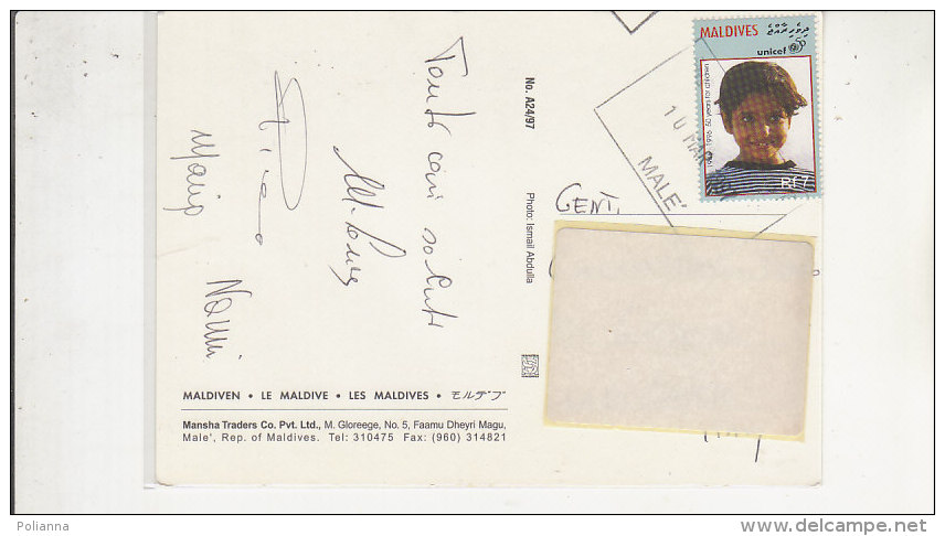 PO5853C# MALDIVE - MALE'  VG 1987 - Maldive