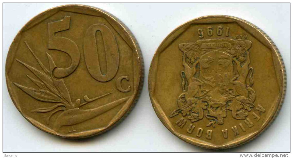 Afrique Du Sud South Africa 50 Cents 1996 KM 163 - South Africa