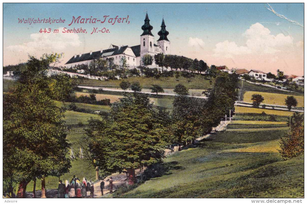 MARIA TAFERL (NÖ) - Gel.1910?, Ecke Bestossen - Maria Taferl