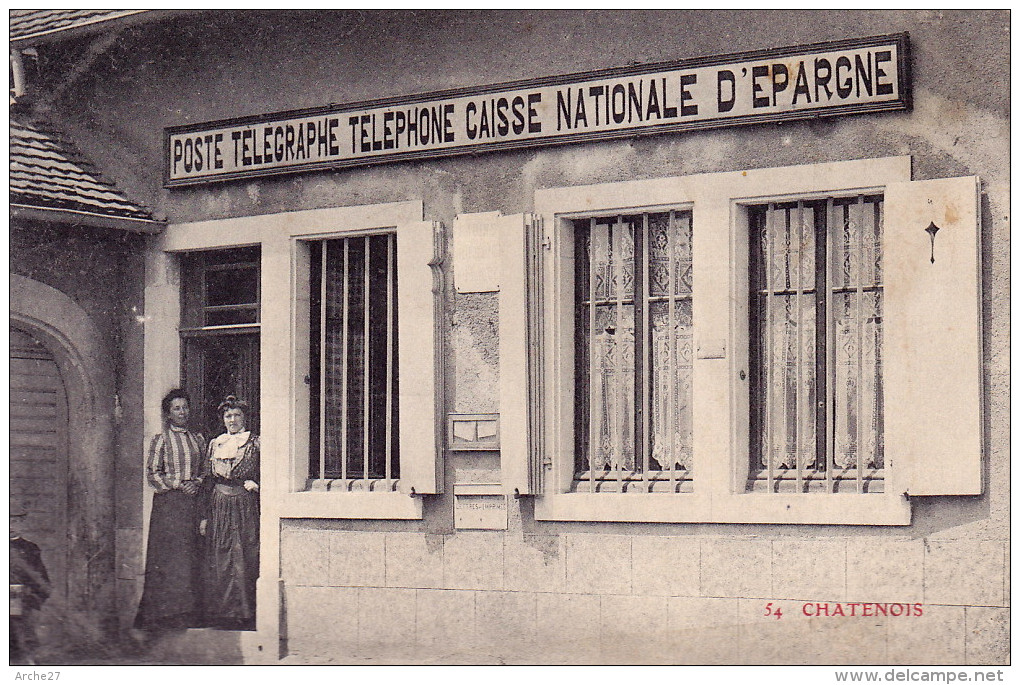 CPA - 90 - CHATENOIS - Poste Télégraphe Téléphone - Châtenois-les-Forges