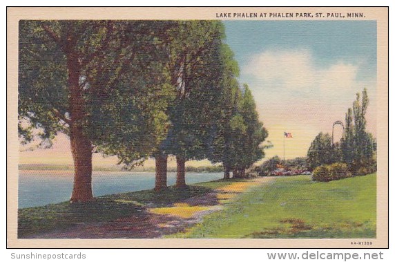 Lake Phalent At Phalen Park Saint Paul Minnesota 1941 - St Paul